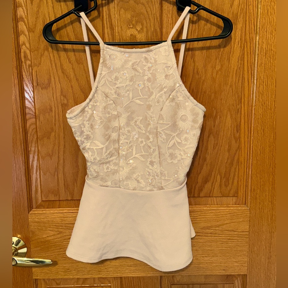 Cute White Formal Top